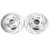 JBR1385XPR by POWERSTOP BRAKES - Evolution® Disc Brake Rotor - Performance, Drilled, Slotted and Plated