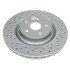 JBR1793EVC by POWERSTOP BRAKES - Evolution® Disc Brake Rotor - Coated