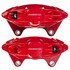 S6182 by POWERSTOP BRAKES - Red Powder Coated Calipers