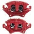 S5098 by POWERSTOP BRAKES - Red Powder Coated Calipers