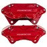 S2634 by POWERSTOP BRAKES - Red Powder Coated Calipers