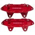 S2766 by POWERSTOP BRAKES - Red Powder Coated Calipers