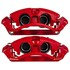 S5472 by POWERSTOP BRAKES - Red Powder Coated Calipers