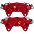 S6278 by POWERSTOP BRAKES - Red Powder Coated Calipers