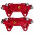 S2766 by POWERSTOP BRAKES - Red Powder Coated Calipers