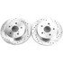 JBR1738XPR by POWERSTOP BRAKES - Evolution® Disc Brake Rotor - Performance, Drilled, Slotted and Plated