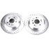 JBR1729XPR by POWERSTOP BRAKES - Evolution® Disc Brake Rotor - Performance, Drilled, Slotted and Plated