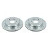 AR84104XPR by POWERSTOP BRAKES - Evolution® Disc Brake Rotor - Performance, Drilled, Slotted and Plated