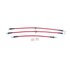 BH00004 by POWERSTOP BRAKES - Brake Hose Line Kit - Performance, Front and Rear, Braided, Stainless Steel
