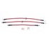 BH00005 by POWERSTOP BRAKES - Brake Hose Line Kit - Performance, Front and Rear, Braided, Stainless Steel