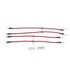 BH00015 by POWERSTOP BRAKES - Brake Hose Line Kit - Performance, Front and Rear, Braided, Stainless Steel