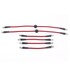 BH00034 by POWERSTOP BRAKES - Brake Hose Line Kit - Performance, Front and Rear, Braided, Stainless Steel