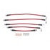 BH00051 by POWERSTOP BRAKES - Brake Hose Line Kit - Performance, Front and Rear, Braided, Stainless Steel