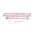 BH00067 by POWERSTOP BRAKES - Brake Hose Line Kit - Performance, Front and Rear, Braided, Stainless Steel