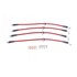BH00071 by POWERSTOP BRAKES - Brake Hose Line Kit - Performance, Front and Rear, Braided, Stainless Steel