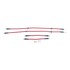 BH00055 by POWERSTOP BRAKES - Brake Hose Line Kit - Performance, Front and Rear, Braided, Stainless Steel