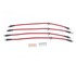 BH00079 by POWERSTOP BRAKES - Brake Hose Line Kit - Performance, Front and Rear, Braided, Stainless Steel