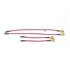 BH00086 by POWERSTOP BRAKES - Brake Hose Line Kit - Performance, Front and Rear, Braided, Stainless Steel