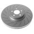 EBR1263EVC by POWERSTOP BRAKES - Evolution® Disc Brake Rotor - Coated