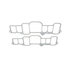 12534215 by ACDELCO - Engine Intake Manifold Gasket Kit - Two Piece, without Valley Pan