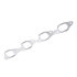 12551449 by ACDELCO - Exhaust Manifold Gasket - 8 Bolt Holes, One Piece, Regular, without Heat Shield