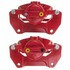 S5044EB by POWERSTOP BRAKES - Red Powder Coated Calipers