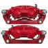 S5472 by POWERSTOP BRAKES - Red Powder Coated Calipers