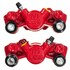 S2970 by POWERSTOP BRAKES - Red Powder Coated Calipers