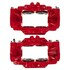 S2766 by POWERSTOP BRAKES - Red Powder Coated Calipers