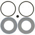 18G196 by ACDELCO - Disc Brake Caliper Seal Kit - Rubber, Square O-Ring, Black Seal