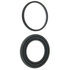 18H35 by ACDELCO - Disc Brake Caliper Seal Kit - Rubber, Square O-Ring, Black Seal