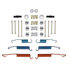 18K1598 by ACDELCO - Drum Brake Hardware Kit - 13.000" Shoe, with Colored Springs