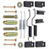 18K1634 by ACDELCO - Parking Brake Hardware Kit - Inc. Springs, Adjusters, Pins, Retainers, Wheels, Caps