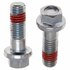 18K17016 by ACDELCO - Disc Brake Caliper Bracket Mounting Bolt - Steel, Hex Flanged, Silver