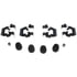 18K873X by ACDELCO - Disc Brake Hardware Kit - Regular Brake Service Grade, Steel Clip