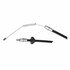 18P1050 by ACDELCO - Parking Brake Cable - Front, 67.00", Fixed Wire Stop End, Steel