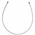 18P151 by ACDELCO - Parking Brake Cable - 38.80" Cable, Fixed Wire Stop End, Steel