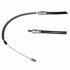 18P1558 by ACDELCO - Parking Brake Cable - Front, 43.10", Fixed Wire Stop End, Steel