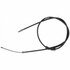 18P2065 by ACDELCO - Parking Brake Cable - Rear, 72.50", Fixed Wire Stop End, Steel