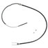 18P2320 by ACDELCO - Parking Brake Cable - Front, 60.80", Threaded End 1, Bracket End 2, Steel