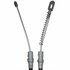 18P2508 by ACDELCO - Parking Brake Cable - Rear, 39.50", Fixed Wire Stop End 1, Eyelet End 2, Steel