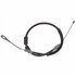 18P2508 by ACDELCO - Parking Brake Cable - Rear, 39.50", Fixed Wire Stop End 1, Eyelet End 2, Steel