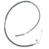 18P2760 by ACDELCO - Parking Brake Cable - Rear, 88.60", Fixed Wire Stop End 1, Eyelet End 2, Steel