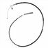 18P2760 by ACDELCO - Parking Brake Cable - Rear, 88.60", Fixed Wire Stop End 1, Eyelet End 2, Steel