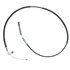 18P2760 by ACDELCO - Parking Brake Cable - Rear, 88.60", Fixed Wire Stop End 1, Eyelet End 2, Steel