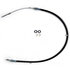 18P2605 by ACDELCO - Parking Brake Cable - Front, 39.44", Threaded End 1, Fixed Wire Stop End 2
