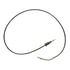 18P2802 by ACDELCO - Parking Brake Cable - Rear, 78.80", Fixed Wire Stop End 1, Eyelet End 2, Steel