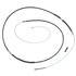 18P2769 by ACDELCO - Parking Brake Cable - Rear, 151.10", Fixed Wire Stop End 1, Eyelet End 2, Steel