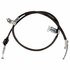 18P97001 by ACDELCO - Parking Brake Cable - Rear, Horizontal Barrel End 1, Hex End 2, With Bracket