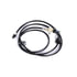 22936386 by ACDELCO - Radio Antenna Base - Bolt On, Male Thread, Black/Silver, with Cable